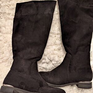 Elegant Black Over the Knee Boots